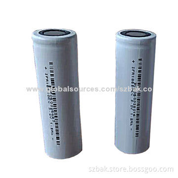 Factory selling 18650 3.2V lifepo4 battery 1,500mAh for backup power supply